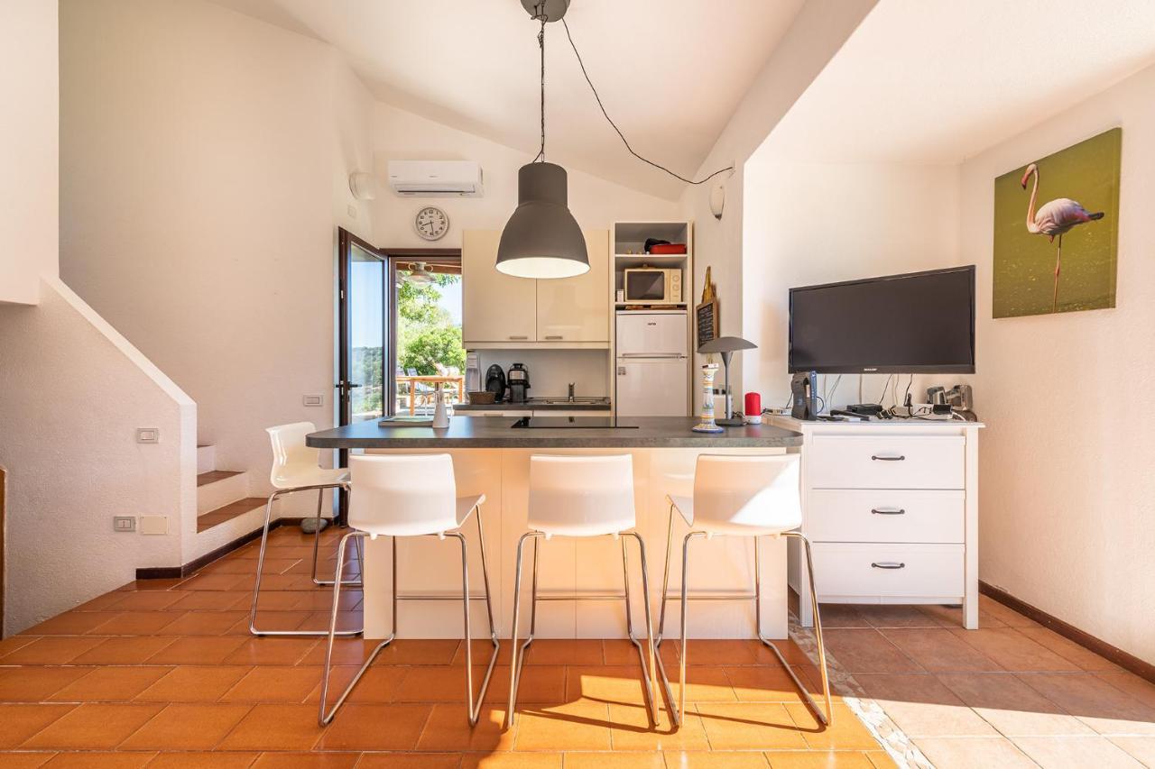 Domus Moon Apartment With Sea View ヴィッラシミーウス エクステリア 写真